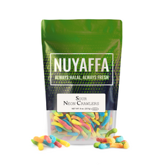 Sour Neon Crawlers Gummy Candy