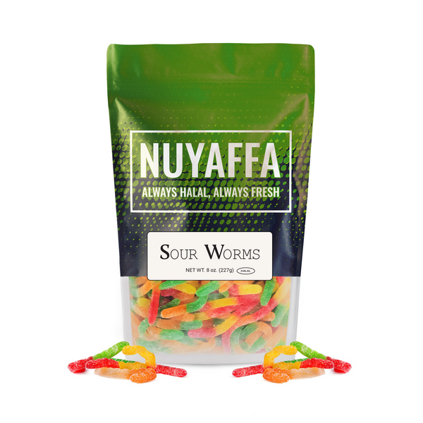 Sour Worms Gummy Candy