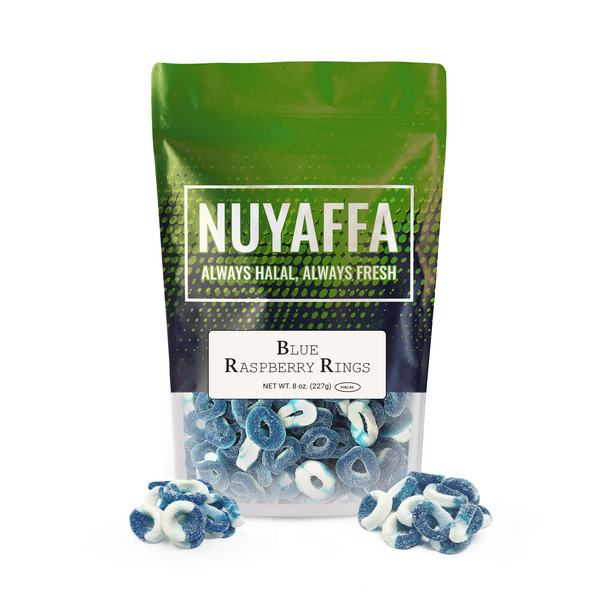 Sour Blue Raspberry Rings