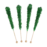 Green Rock Candy on a Stick – Large (6.5 inches)